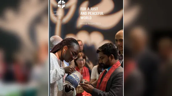 LWF Annual Report 2023. Cover photo: LWF/Albin Hillert