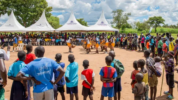 The spirited dance performances bring the community together. Photo: LWF/ Victor Wahome