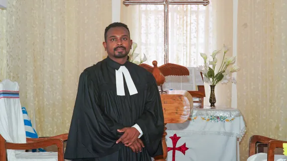 Rev. Anup Indwar, Gossner Evangelical Lutheran Church pastor, and Assistant Professor at the Gossner Theological College, India. Photo: Private