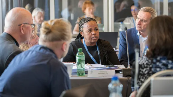 Council members in a group discussion at the June 2024 meeting. 