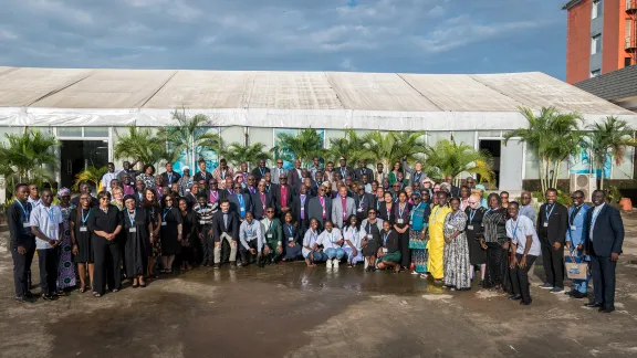 Teilnehmende der Konsultation lutherischer Kirchenleitender in Afrika 2024 (ALCLC) in Abuja, Nigeria. Foto: LWF/Albin Hillert