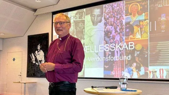 LWF President Bishop Henrik Stubkjær in Ilulissat, Greenland. Photo: Evangelical Lutheran Church in Denmark