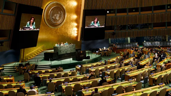 Der UN-Zukunftsgipfel wird einen „Zukunftspakt“ verabschieden, der eine nachhaltige Entwicklung und eine internationale Zusammenarbeit sicherstellt. Foto: UN Women/Ryan Brown