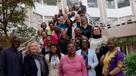 Teilnehmende der diesjährigen Schulung für die Advocacy-Arbeit für die Menschenrechte von Frauen in Genf. Foto: LWB/C. Kästner