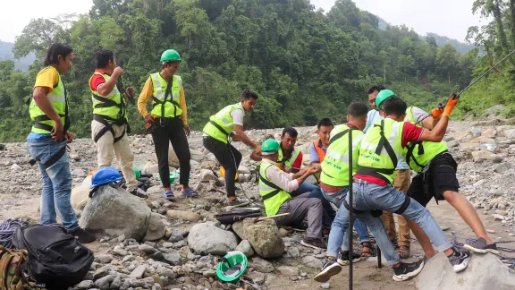 In Nepal’s Jhapa and Morang districts the Lutheran Community Welfare Society trains locals in disaster response preparedness, and enhancing resilience through food security. Photo: LCWS