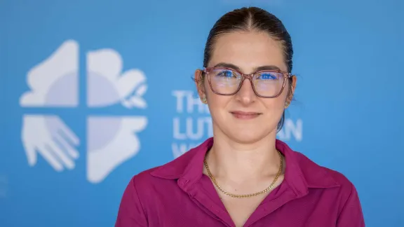 Brazilian church youth leader and LWF Vice-President Isabella Reimann Gnas. Photo: LWF/Albin Hillert 