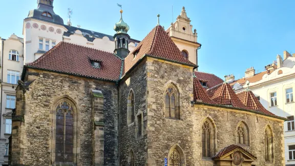 The medieval Church of Saint Martin in the Wall in Prague’s Old City where opening worship for the European Regions Meeting will be held. Photo: Ricardolovesmonuments (CC-BY)