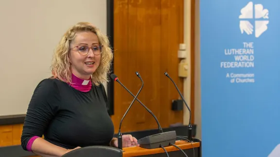 Bishop Paulina Hlawiczka-Trotmanof the Lutheran Church in Great Britain. Photo: LWF/S. Gallay