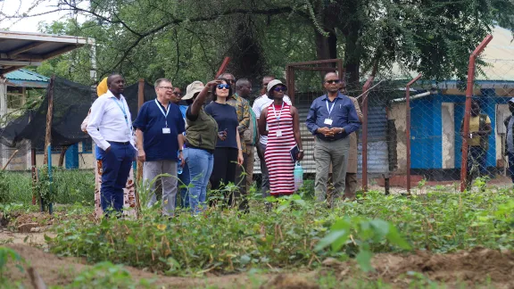 LWF delegation visiting Kakuma camp