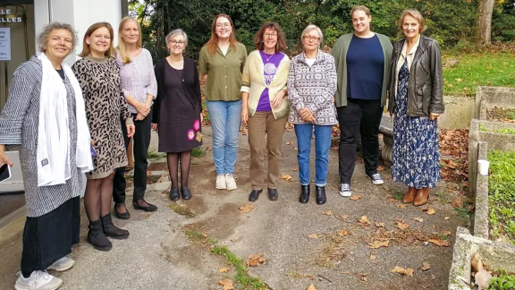 Teilnehmerinnen des Treffens des Frauennetzwerks in Mittel- und Westeuropa. Foto: Kathrin Wallrabe