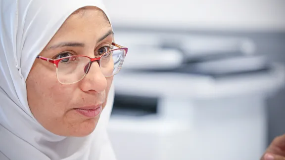 Dr. Khadra Salami, the AVH pediatric oncologist who treated Amira at the AVH. Photo: LWF/ E. Shaheen