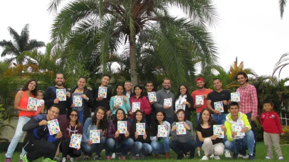 Juventud Luterana Misionera de Colombia –JLMC en el Lanzamiento de Cartilla 2017. Foto: IELCO