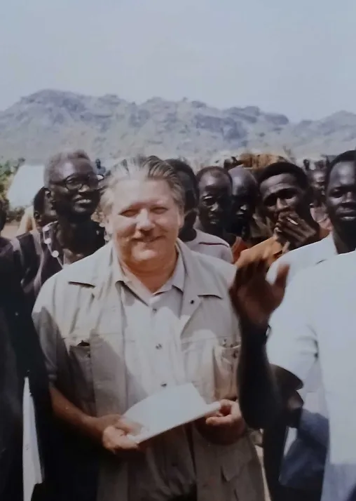 Former LWF Country director Robert Koepp during his time in Kenya. Photo: Robert Koepp/ private