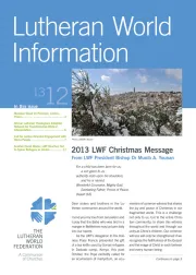 Lutheran World Information PDF edition - 2013