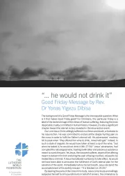 2023 LWF Good Friday Message