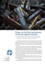 Prayer on third anniversary of war against Ukraine